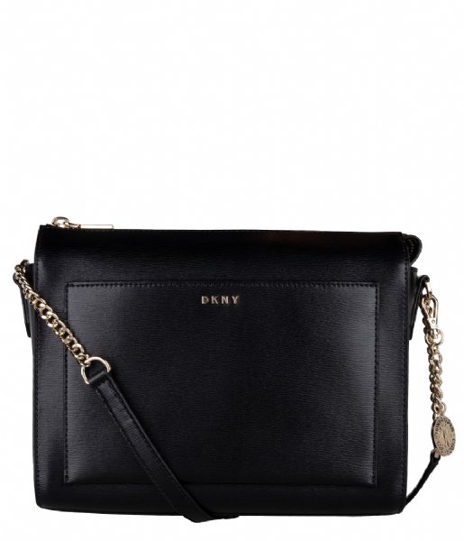 DKNY Crossbodytas Bryant Med Box Crossbody Black gold DKNY Crossbodytas Bryant Med Box Crossbody Black gold