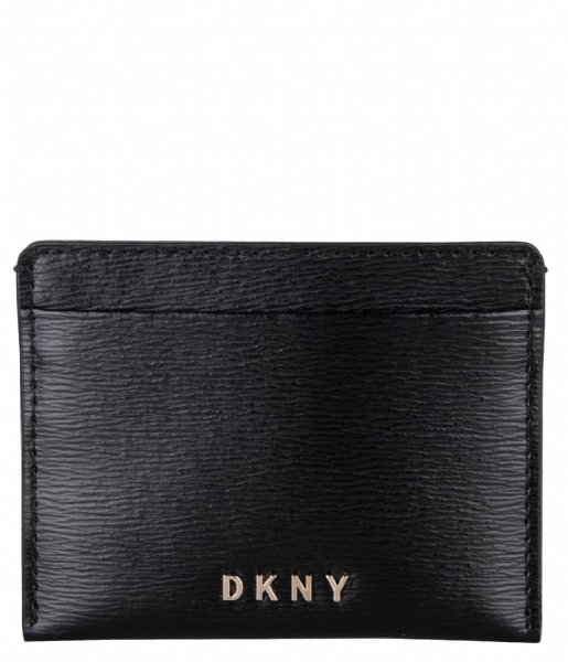DKNY Pasjes portemonnee Bryant Card Holder S Black gold