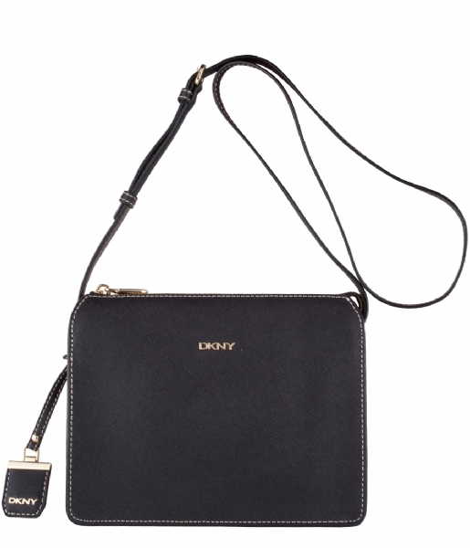 bryant park top zip crossbody black (001) dkny | the little green bag