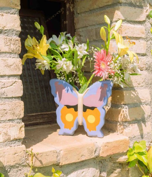 DOIY  Vase Woodland Butterfly