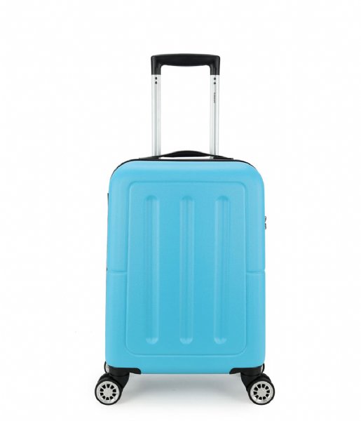 vrede Hertellen fluctueren Decent Handbagage Koffer Neon-Fix Cabin Trolley 55 cm Blauw | The Little  Green Bag