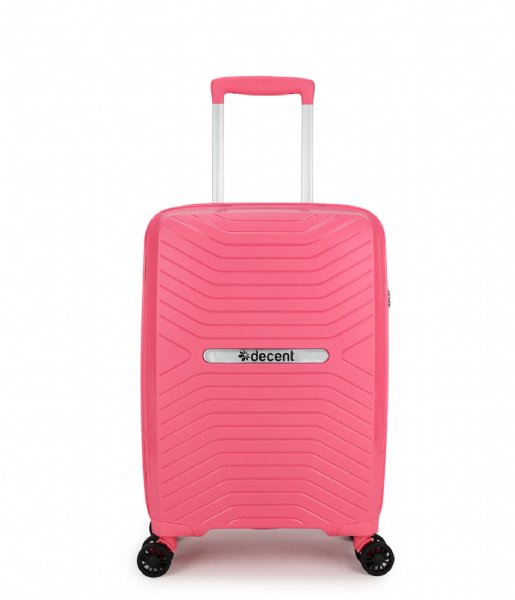 begin brandwonden glas Decent Handbagage Koffer Cross-One Cabin Trolley 55 cm Pink | The Little  Green Bag