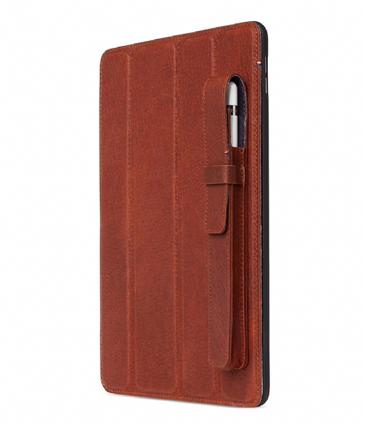 Decoded  Leather Apple Pencil Case cinnamon brown
