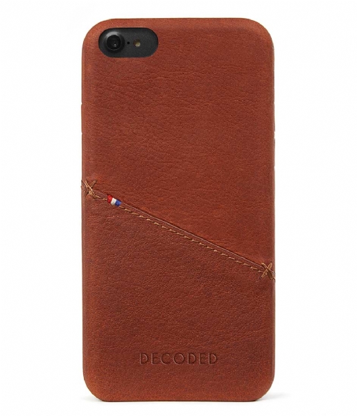 Decoded  iPhone 6/7 Leather Back Cover cinnamon brown