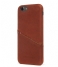 Decoded  iPhone 6/7 Leather Back Cover cinnamon brown