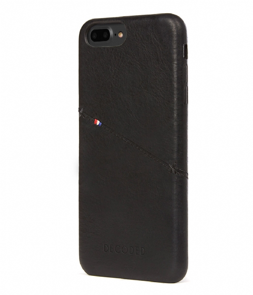 Decoded  iPhone 6/7 Plus Leather Back Cover black