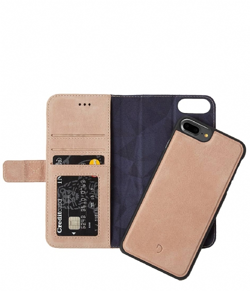 Decoded  iPhone 6/7 Plus Wallet Case Removable Back Cover rose