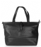 Decoded  Leather Lady Shopper 15 inch black