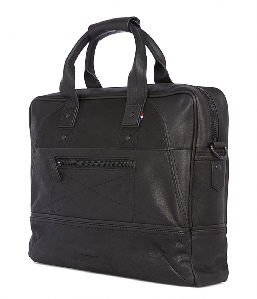 Decoded  Leather Briefcase 15 inch black