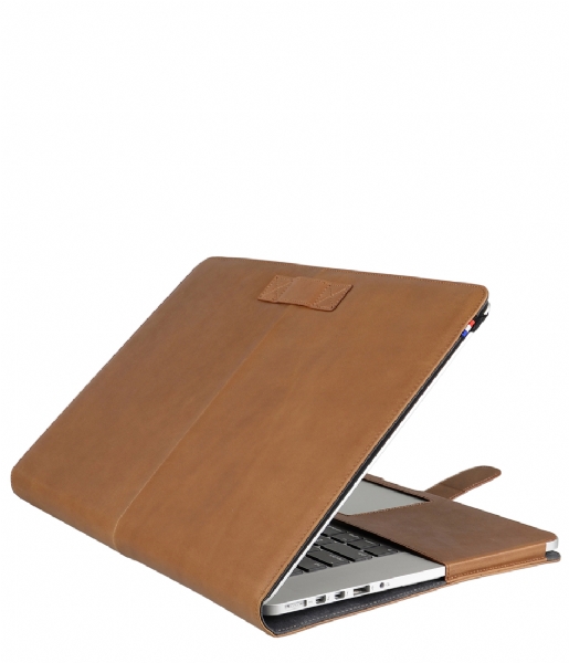 Decoded  Leather Slim Cover Macbook Pro 13 inch brown