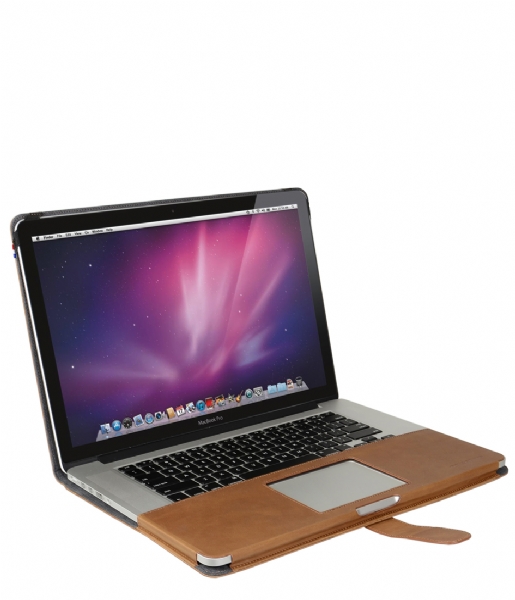 Decoded  Leather Slim Cover Macbook Pro 13 inch brown