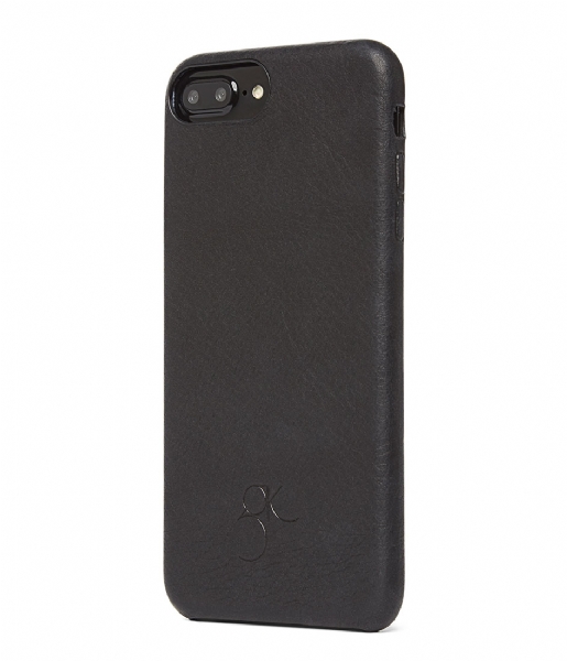 Decoded  Leather Back Cover iPhone 8 Plus/7 Plus/6(S) Plus X Geraldine Kemper black