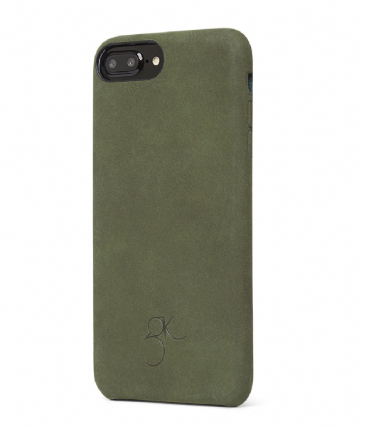 Decoded  Leather Back Cover iPhone 8 Plus/7 Plus/6(S) Plus X Geraldine Kemper olive