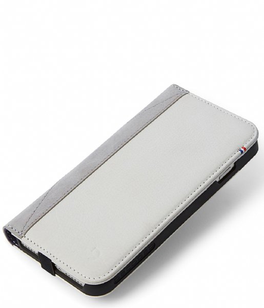 Decoded  Leather Wallet Case iPhone 8/7/6s/6 white grey