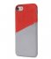 Decoded  Leather Snap On iPhone 8/7/6s/6 red grey