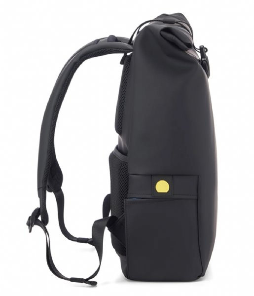 Delsey  Turenne Soft Backpack Pc Protection 14 Inch Rolltop Black