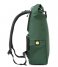 Delsey  Turenne Soft Backpack Pc Protection 14 Inch Rolltop Dark Green