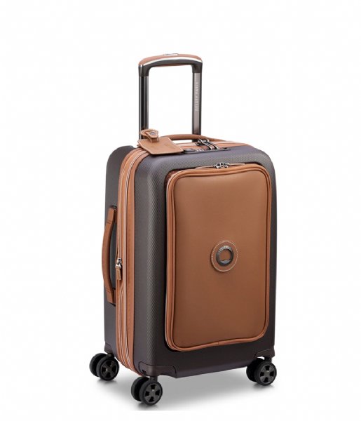 Delsey Walizki na bagaż podręczny Chatelet Air 2.0 Carry On S Expandable Business 55cm Brown