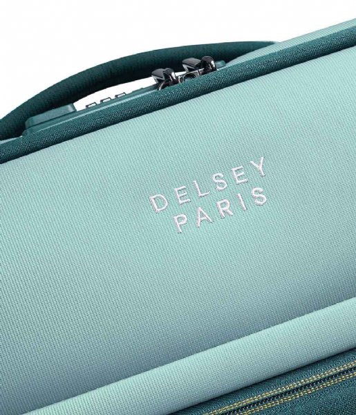 Delsey Walizki na bagaż podręczny Brochant 3 Carry On S Expandable 55cm Green