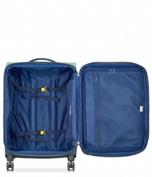 Delsey  Brochant 3 Suitcase M Expandable 67cm Green
