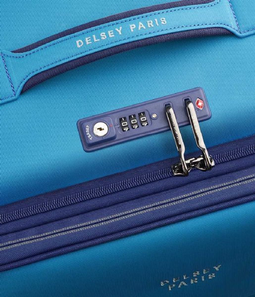 Delsey  Brochant 3 Suitcase M Expandable 67cm Blue