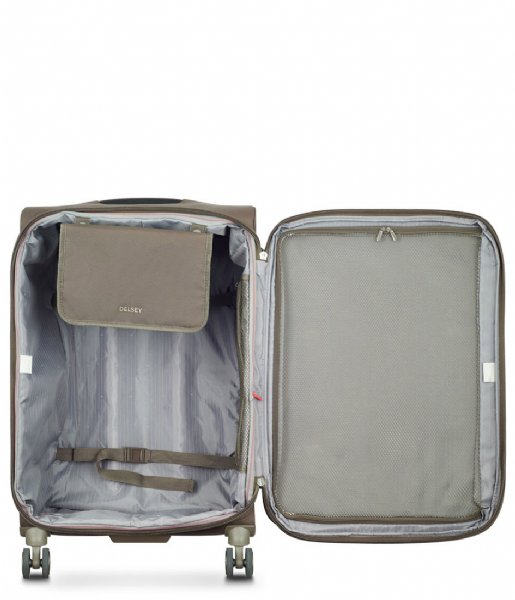 Delsey  Helium Dlx Suitcase M Expandable 71cm Mocca