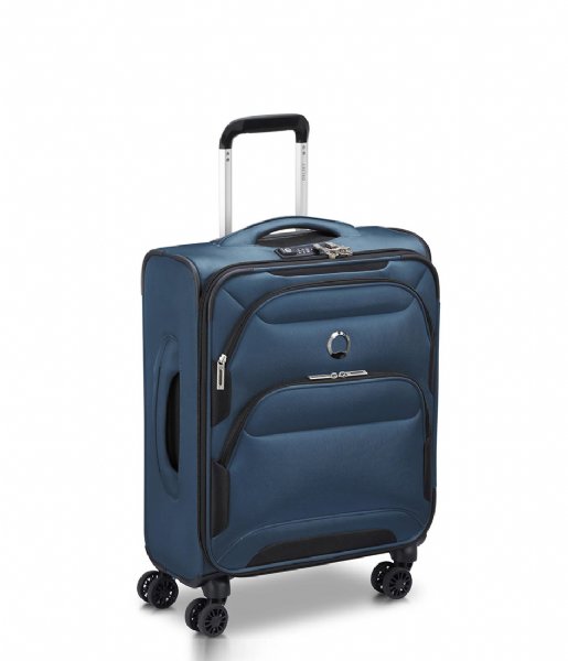 Delsey Walizki na bagaż podręczny Sky Max 2.0 Carry On S Slim 55cm Blue