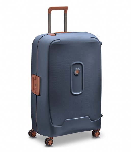 Delsey  Moncey 76 Cm 4 Double Wheels Trolley Case Ink Blue