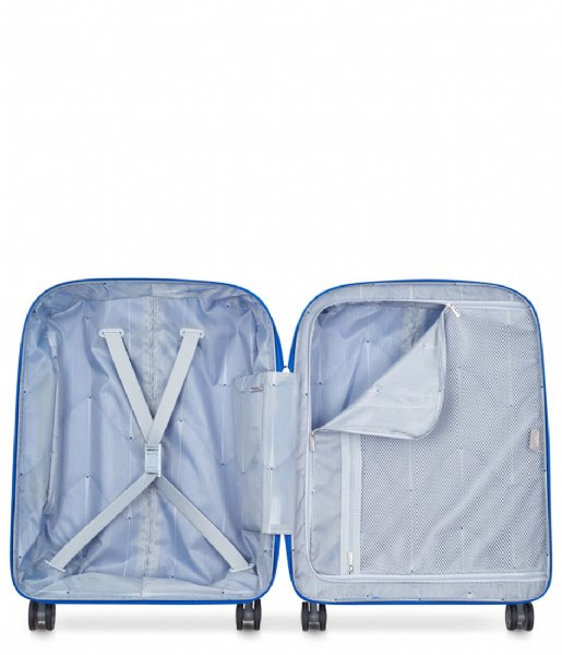 Delsey Walizki na bagaż podręczny Clavel Carry On S Slim 55cm Blue