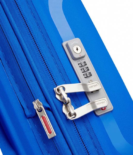 Delsey  Clavel Suitcase M Expandable 70cm Blue