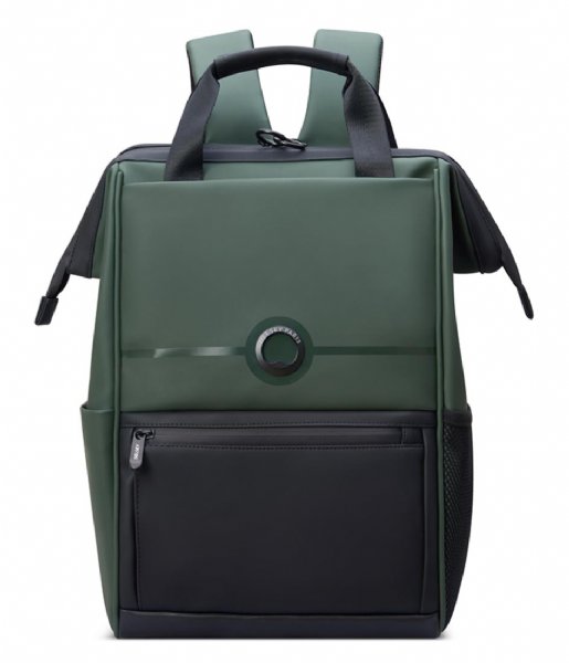 Delsey  Turenne 1 Cpt Backpack Pc Protection 14 Inch Green