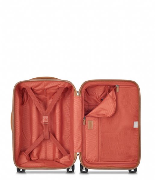 Delsey Walizki na bagaż podręczny Chatelet Air 2.0 55 cm 4 Double Wheels Cabin Trolley Case Angora
