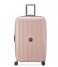 DelseySt Tropez 77 cm 4 Double Wheels Expandable Trolley Case Pink