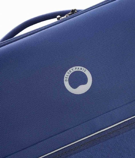 Delsey Walizki na bagaż podręczny Brochant 2.0 55 cm Slim 2W Expandable Cabin Trolley Case Blue