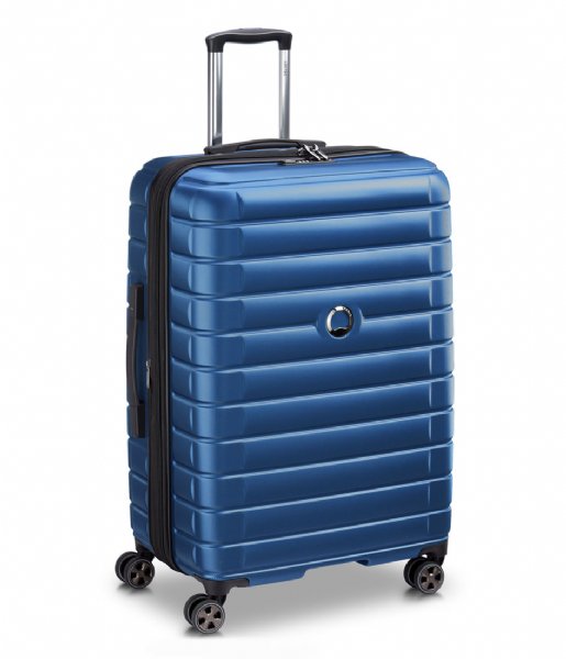 Delsey  Shadow 5.0 4 Double Wheels Expandable Trolley Case 75cm Blue