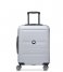 Delsey Walizki na bagaż podręczny Comete Plus 55 cm Slim 4 Double Wheels Cabin Trolley Case Grey Argent