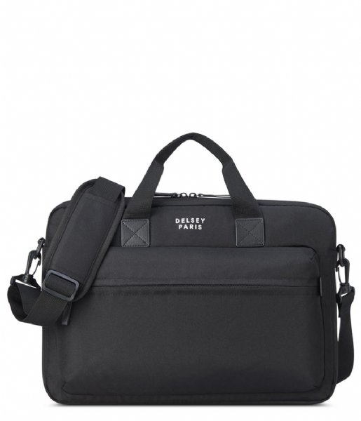 Delsey  Maubert 2.0 1 Cpt Satchel Pc Protection 15.3 Inch Black