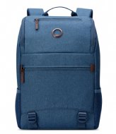 Delsey 1 Cpt Backpack Pc Protection 15 Inch Blue