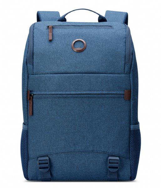 Delsey  Maubert 2.0 1 Cpt Backpack Pc Protection 15 Inch Blue