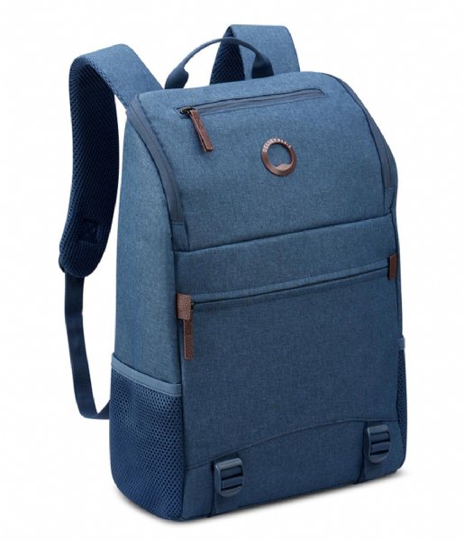 Delsey  Maubert 2.0 1 Cpt Backpack Pc Protection 15 Inch Blue