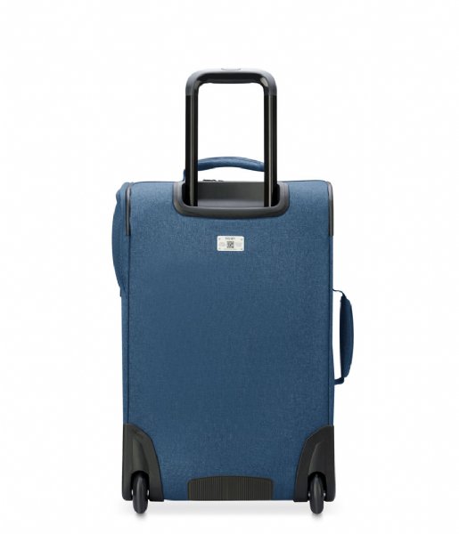 Delsey Walizki na bagaż podręczny Maubert 2.0 2 Wheels Expandable Cabin Trolley Case 55cm Blue