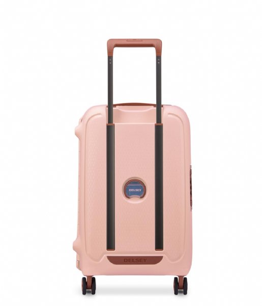 Delsey Walizki na bagaż podręczny Moncey 55 cm 4 Double Wheels Cabin Trolley Case Pink
