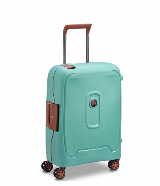 Delsey Walizki na bagaż podręczny Moncey Slim 4 Double Wheels Cabin Trolley Case 55cm Almond