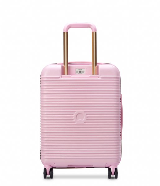 Delsey Walizki na bagaż podręczny Freestyle 4 Double Wheels Cabin Slim Trolley Case 55cm Pink