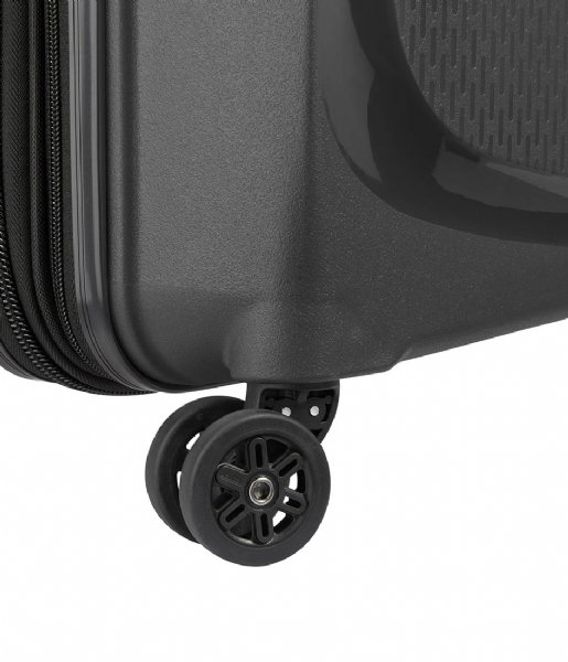Delsey Walizki na bagaż podręczny Belmont Plus 55 cm Slim 4 Double Wheels Cabin Trolley Case Black