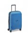 Delsey Walizki na bagaż podręczny Belmont Plus 55 cm Slim 4 Double Wheels Cabin Trolley Case Blue Zinc