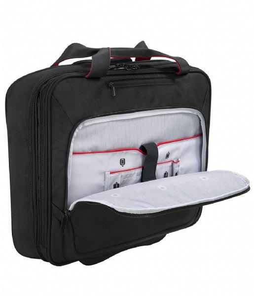 Delsey Walizki na bagaż podręczny Delsey Parvis Plus Trolley Boardcase 17.3 Inch Black