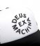 Deus  Circle Logo Trucker Cap Black white