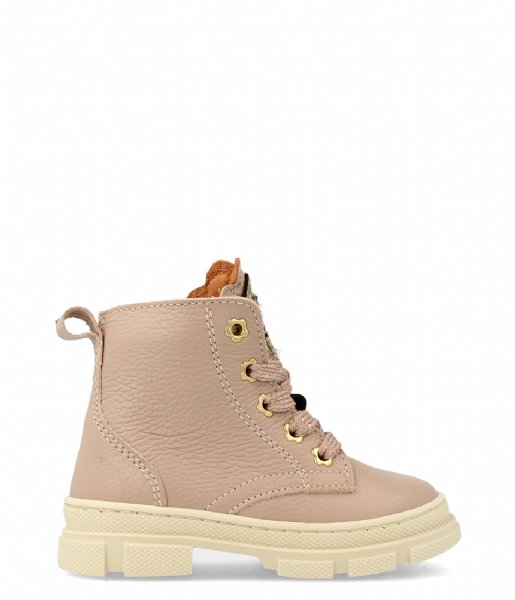 Develab  Girls Mid Boot Laces Old Pink (472)