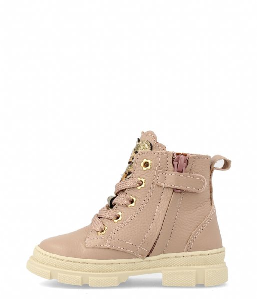 Develab  Girls Mid Boot Laces Old Pink (472)